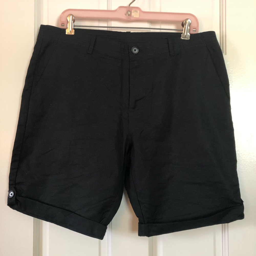 Calvin Klein Men's Linen/Cotton Blend Shorts